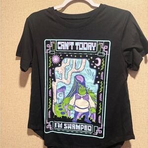 Dreamworks Black Tee with Shrek Graphic